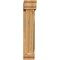 Ekena Millwork Traditional Traditional Rough Sawn Bracket w/ Offset Brace, Western Red Cedar, 6"W x 22"D x 30"H BKT0604X22X30TRA01RWR - alternate 3
